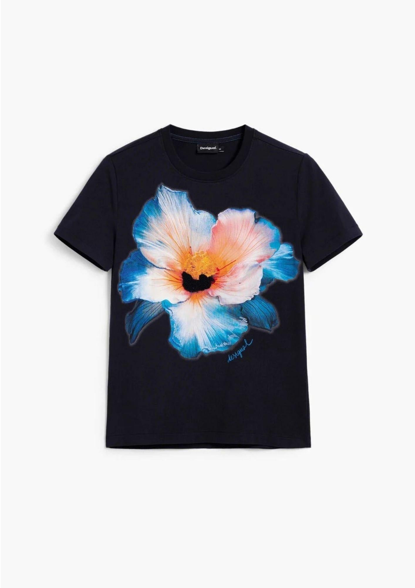 Desugual T-Shirt Donna Estocolmo Blu 26SWTK03 5000 DESIGUAL 