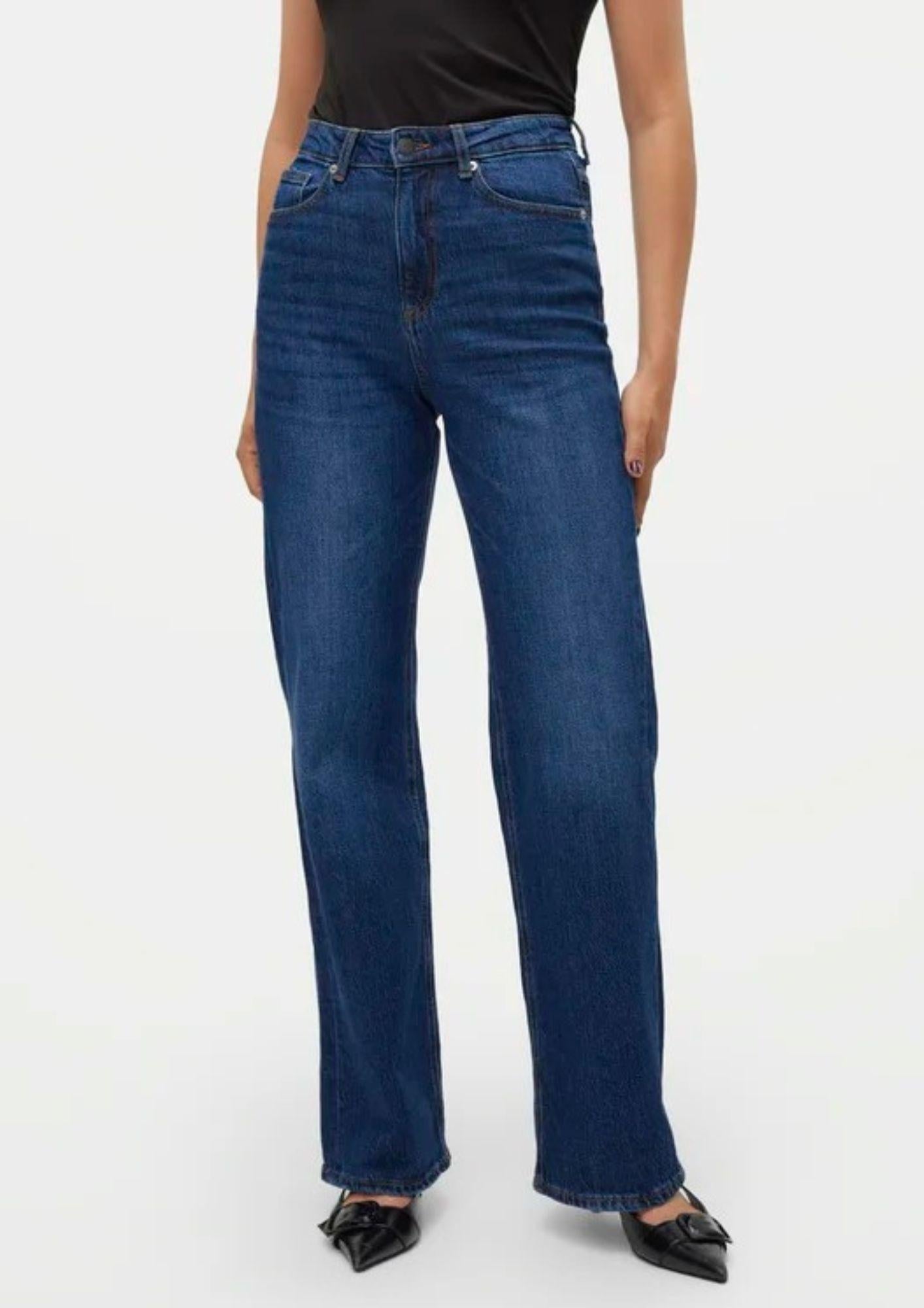 Vero Moda Jeans Donna Tessa Blu Scuro 10311180 Dark Blue Denim VERO MODA 