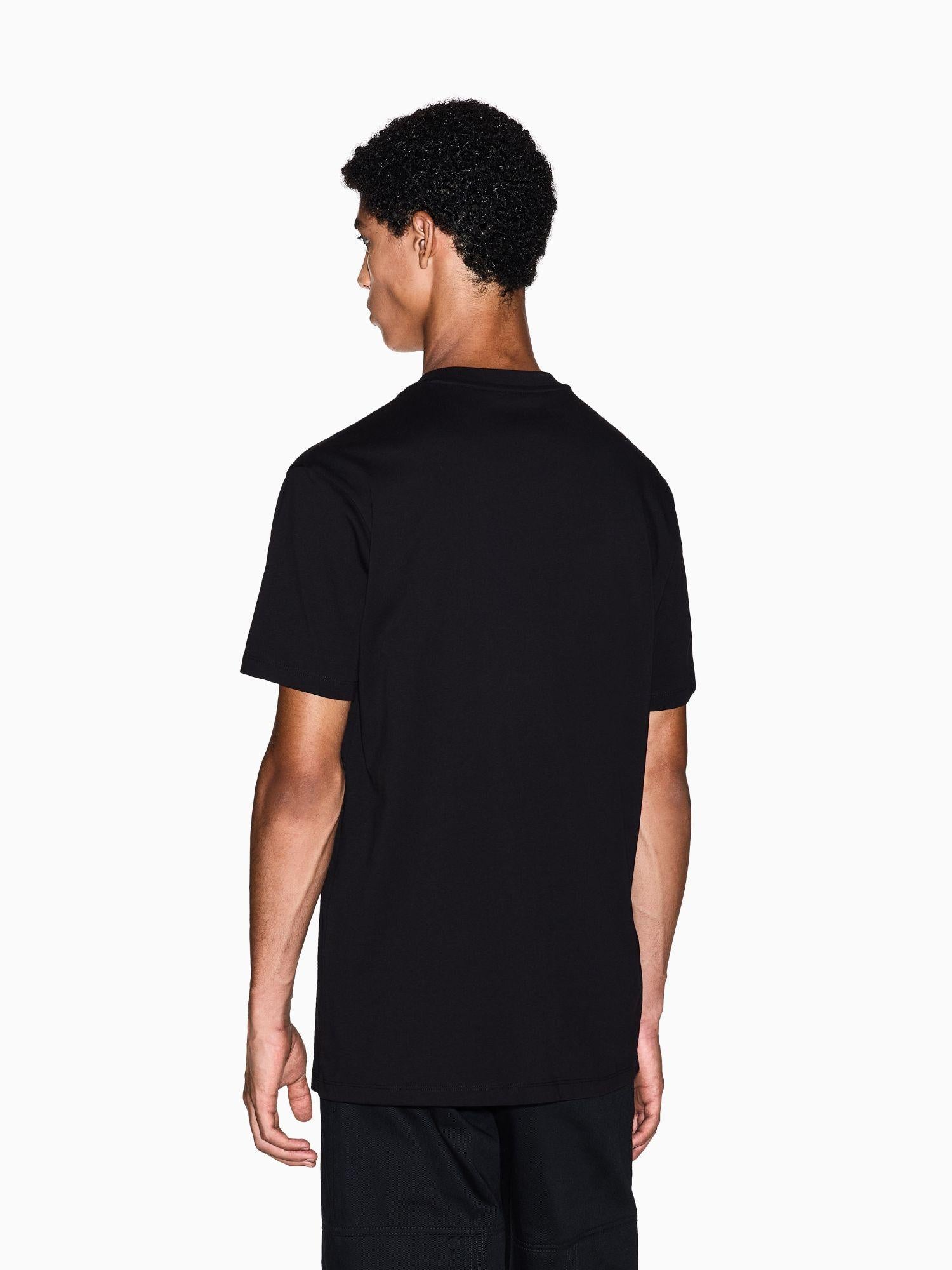 Armani Exchange T-shirt regular fit con logo Uomo Nero XM001281 AF10361 UC001 ARMANI EXCHANGE 