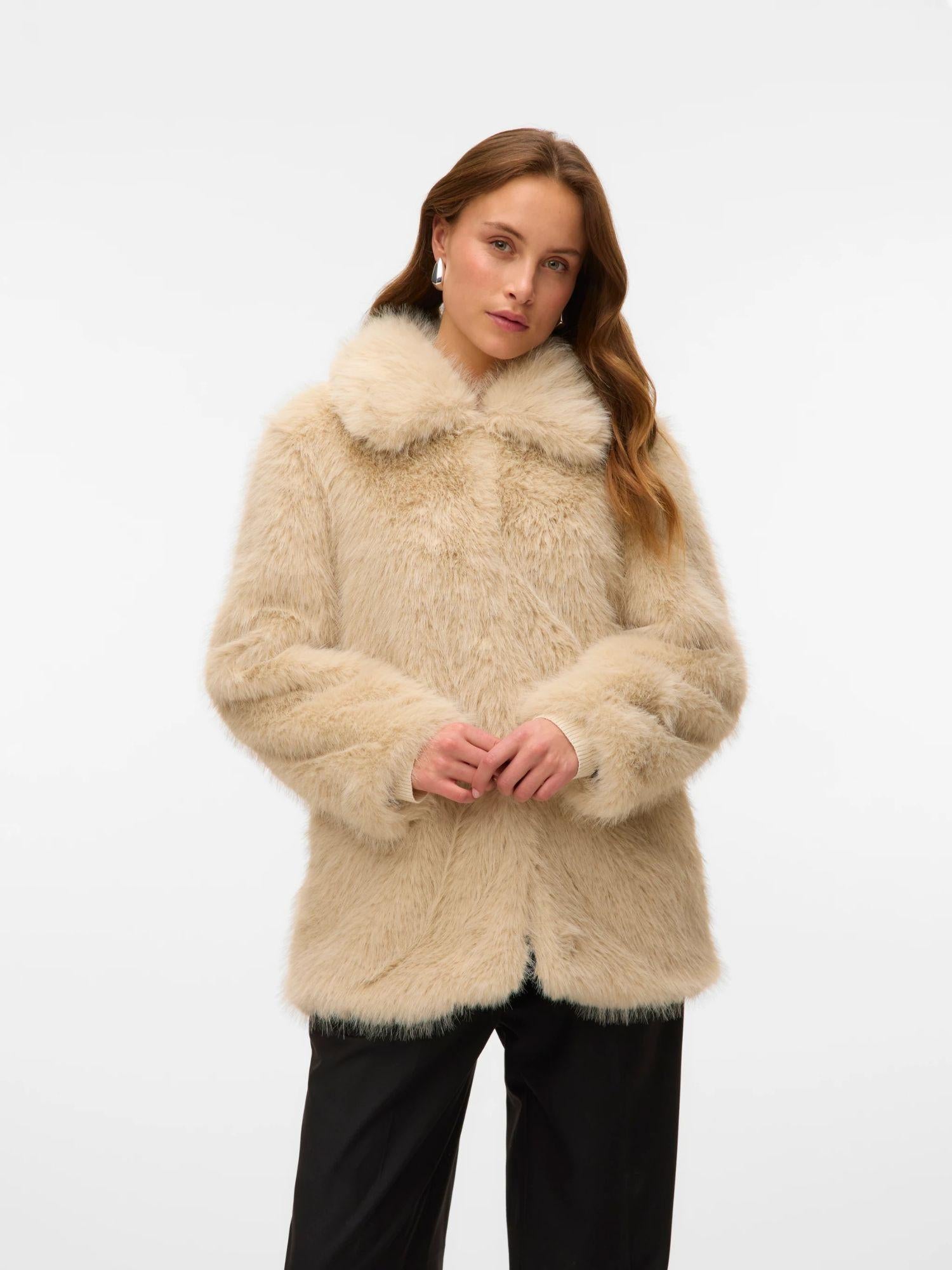 Vero Moda VMGLORIA Giacca invernale Donna Grey Oatmeal 10333912 Oatmeal VERO MODA 