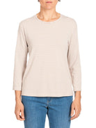 Diana Gallesi Maglia Donna Bianca e Beige G003R000690N 41 DIANA GALLESI 