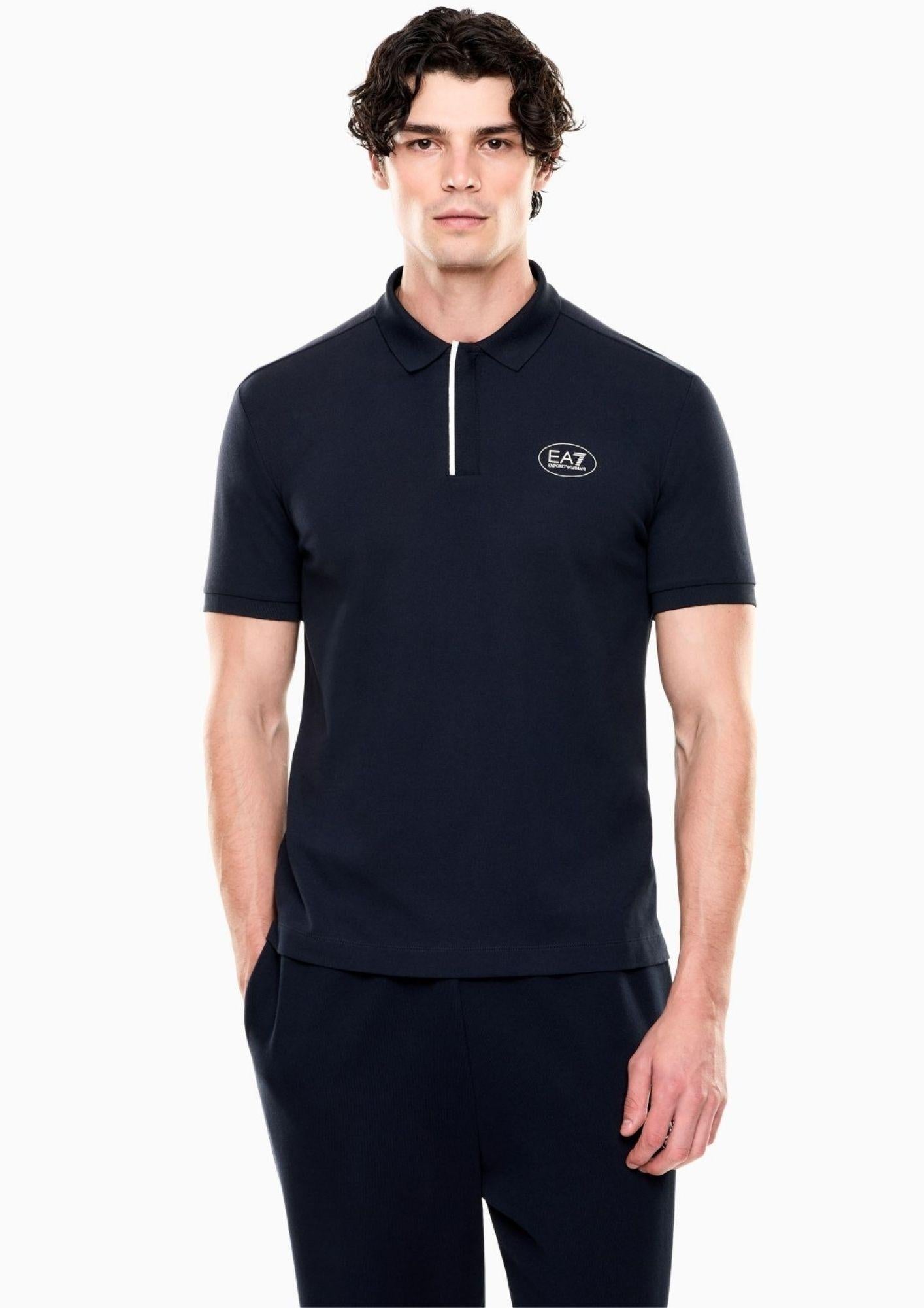 EA7 Emporio Armani Polo Uomo Blu 7M001539 AF13511 UB102 EA7 EMPORIO ARMANI 