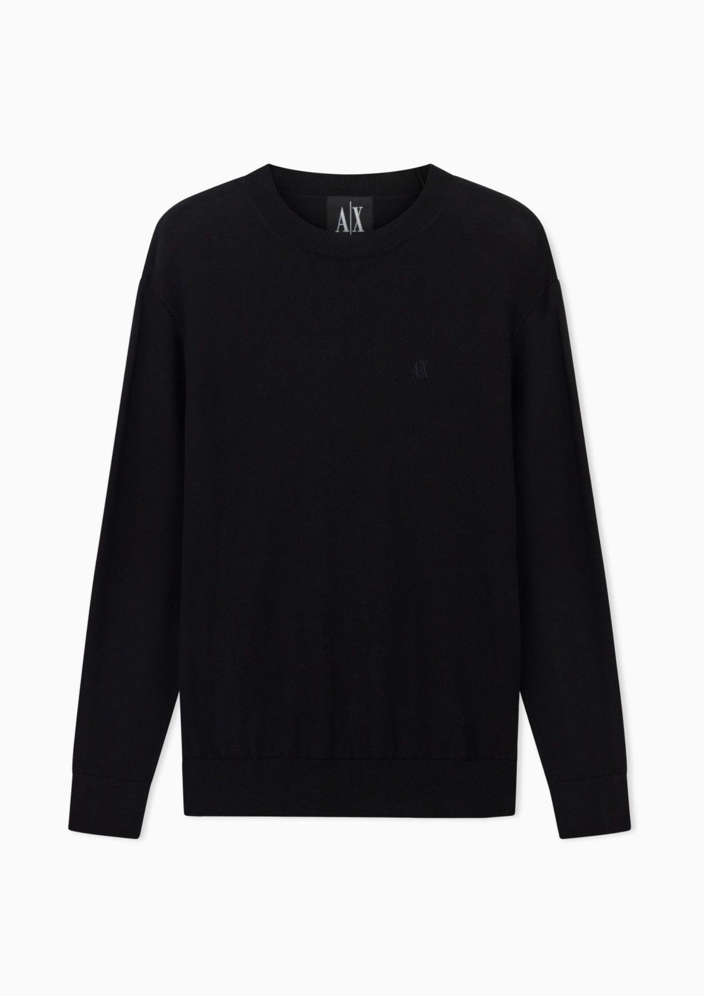 Armani Exchange Pullover Uomo Nero XM000338 AF12291 UC001 ARMANI EXCHANGE 