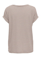 Only T-Shirt Donna Monster Bianca e Grigia 15206243 Etherea ONLY 