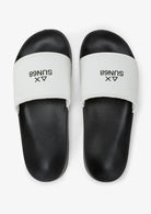 Sun68 Ciabatte Uomo Nere e Bianche X36101 1101 SUN68 