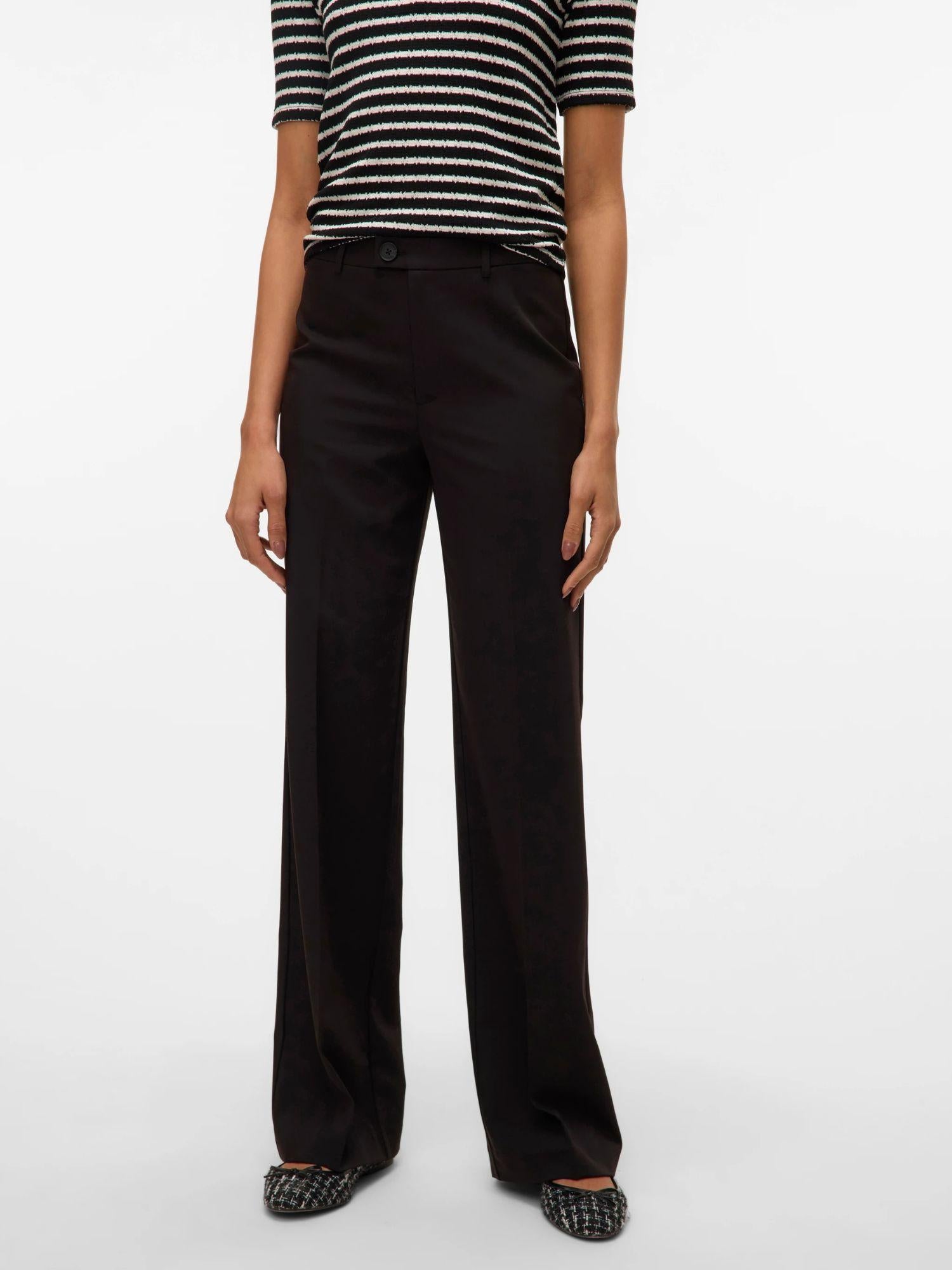 Vero Moda Pantaloni Donna Nero VMTexas 10334103 Black VERO MODA 