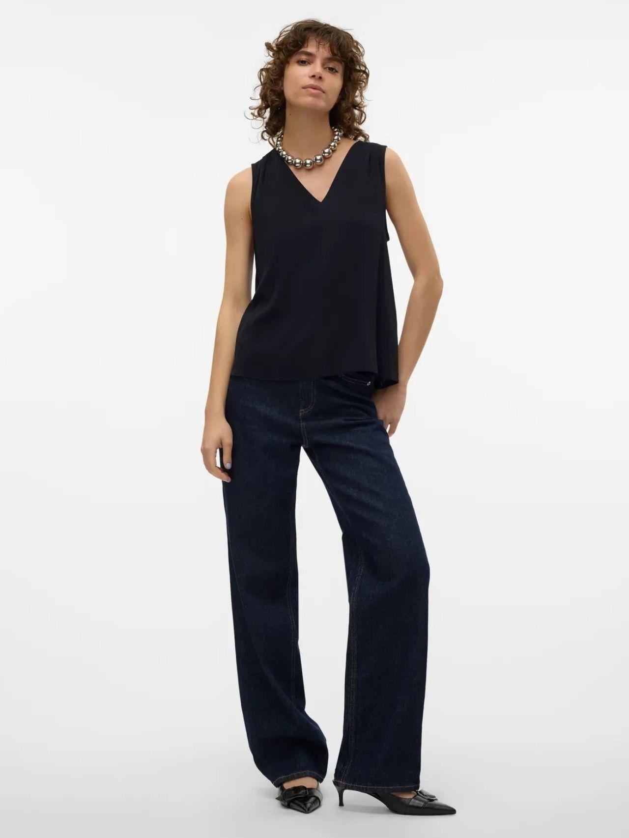 Vero Moda Top Donna Easy Nero 10301759 Black VERO MODA 