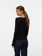 Vero Moda VMWONDER Cardigan Donna Nero 10330859 Black VERO MODA 