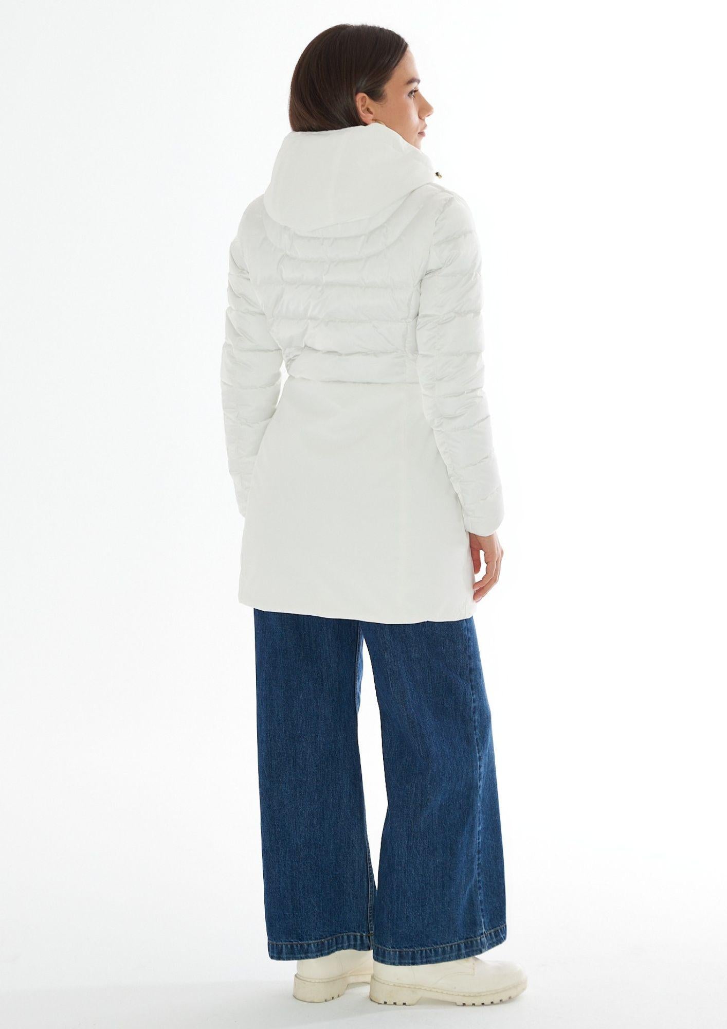 Yes Zee Cappotto Invernale Donna Avorio O003 M800 0157 YES ZEE 