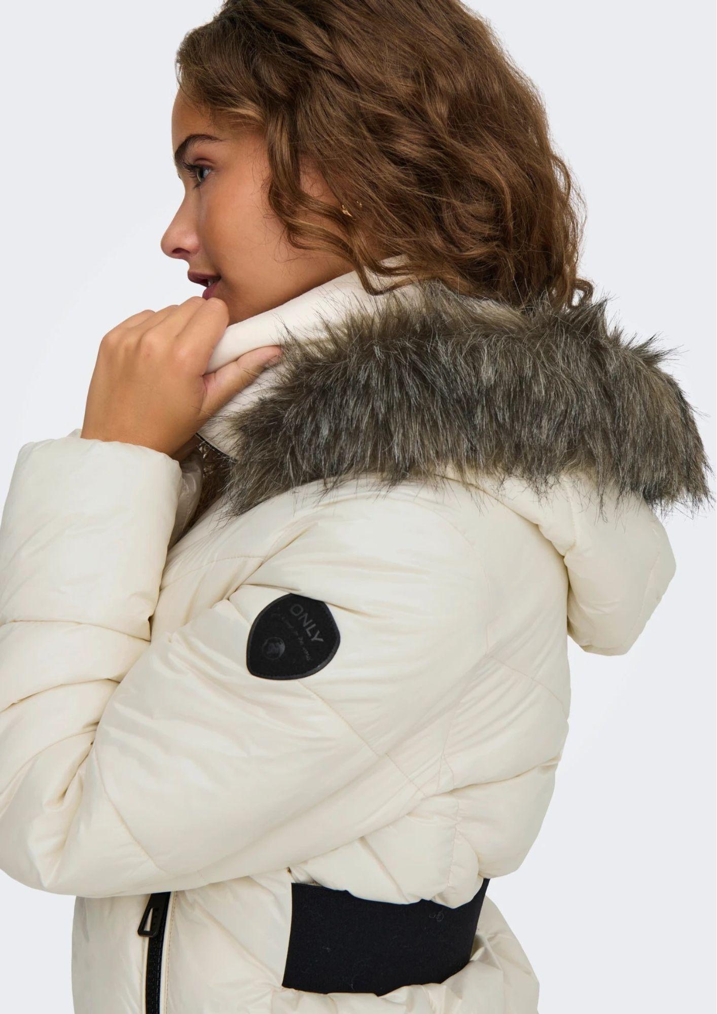 Giubbino Donna Only Onlfever Bianco 15322003 Birch ONLY 
