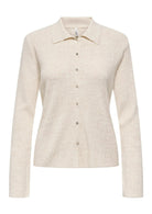 Cardigan Donna Only Thea Beige 15353029 Pumice Stone Melange ONLY 