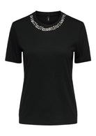 Only Top Donna Parker Nero 15343568 Black Rhinestone ONLY 