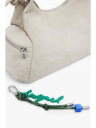 Desigual Borsa logo 3D con manico arricciato media Donna Avorio 25WAXPB0 6006 DESIGUAL 