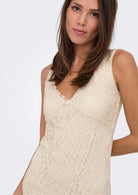 Only Vestito Donna Albina Gligio Betulla 15372795 Birch ONLY 