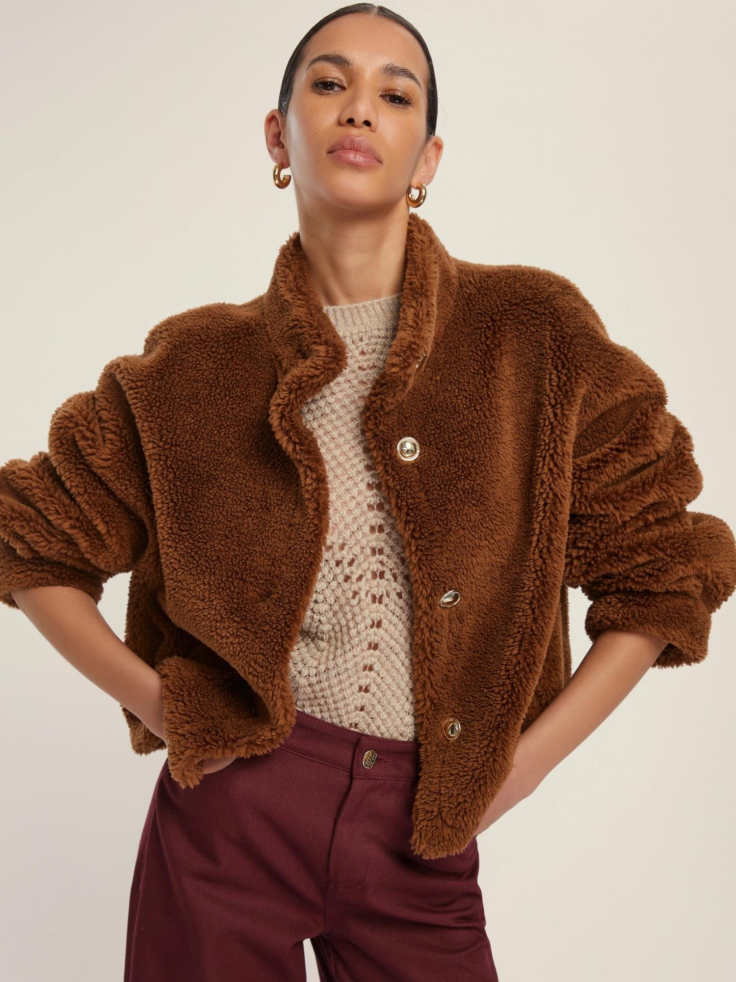 Emme Marella Bomber reversibile Donna Vicenza Cognac 2525456031200 002 EMME MARELLA 