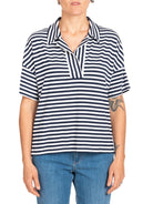 Diana Gallesi Maglia Donna Bianca e Blu G062R000672N 02 DIANA GALLESI 