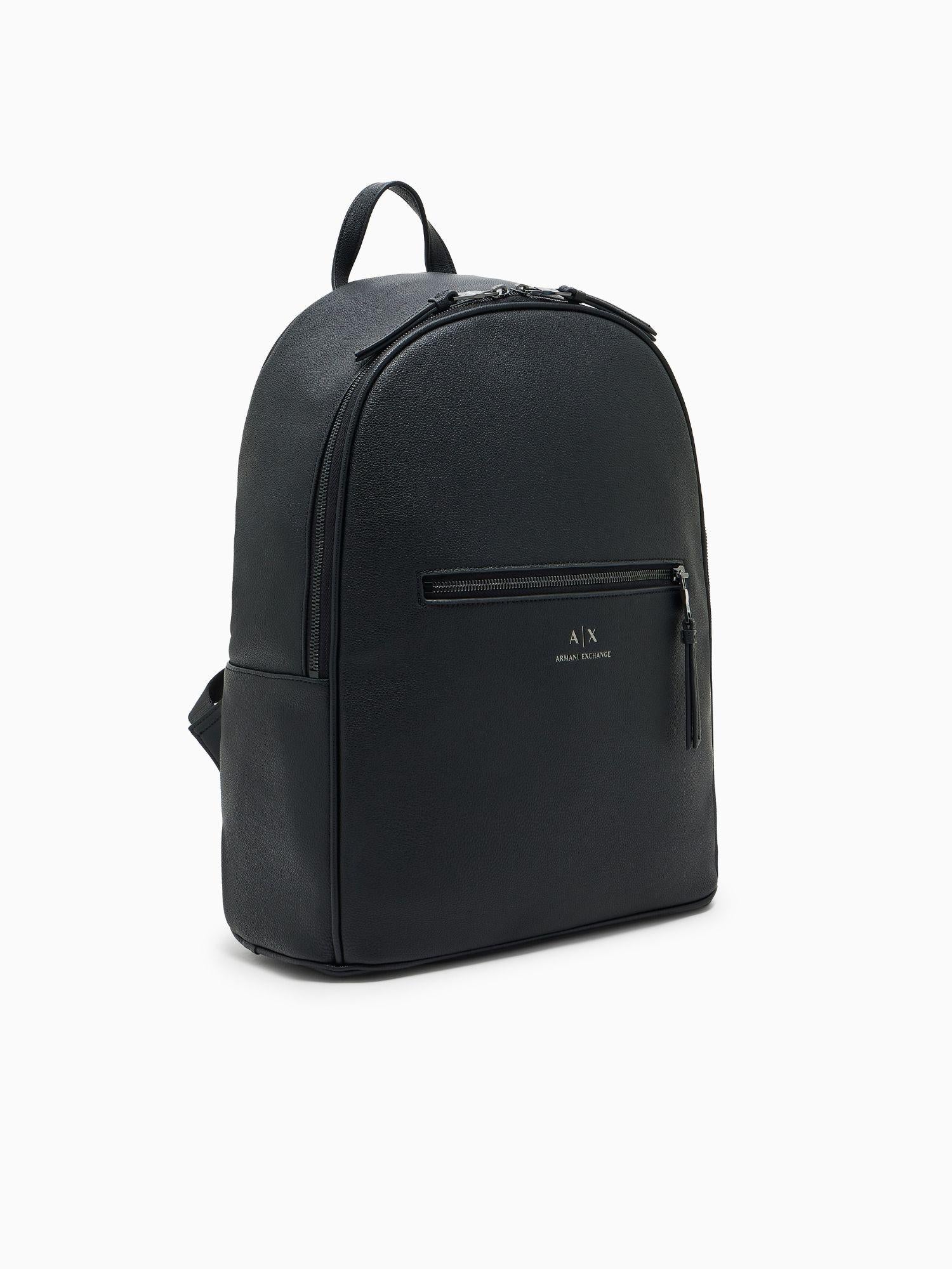 Armani Exchange Zaino semi-rigido con tasca esterna Nero 952387 CC830 00020 ARMANI EXCHANGE 