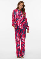 Vero Moda Pantalone Donna Vera Viola Fantasia 10338759 Jazzy Violet VERO MODA 