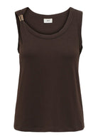 Jacqueline De Yong Top Donna Uffa Marrone 15369973 Chicory Coffee JACQUELINE DE YONG 