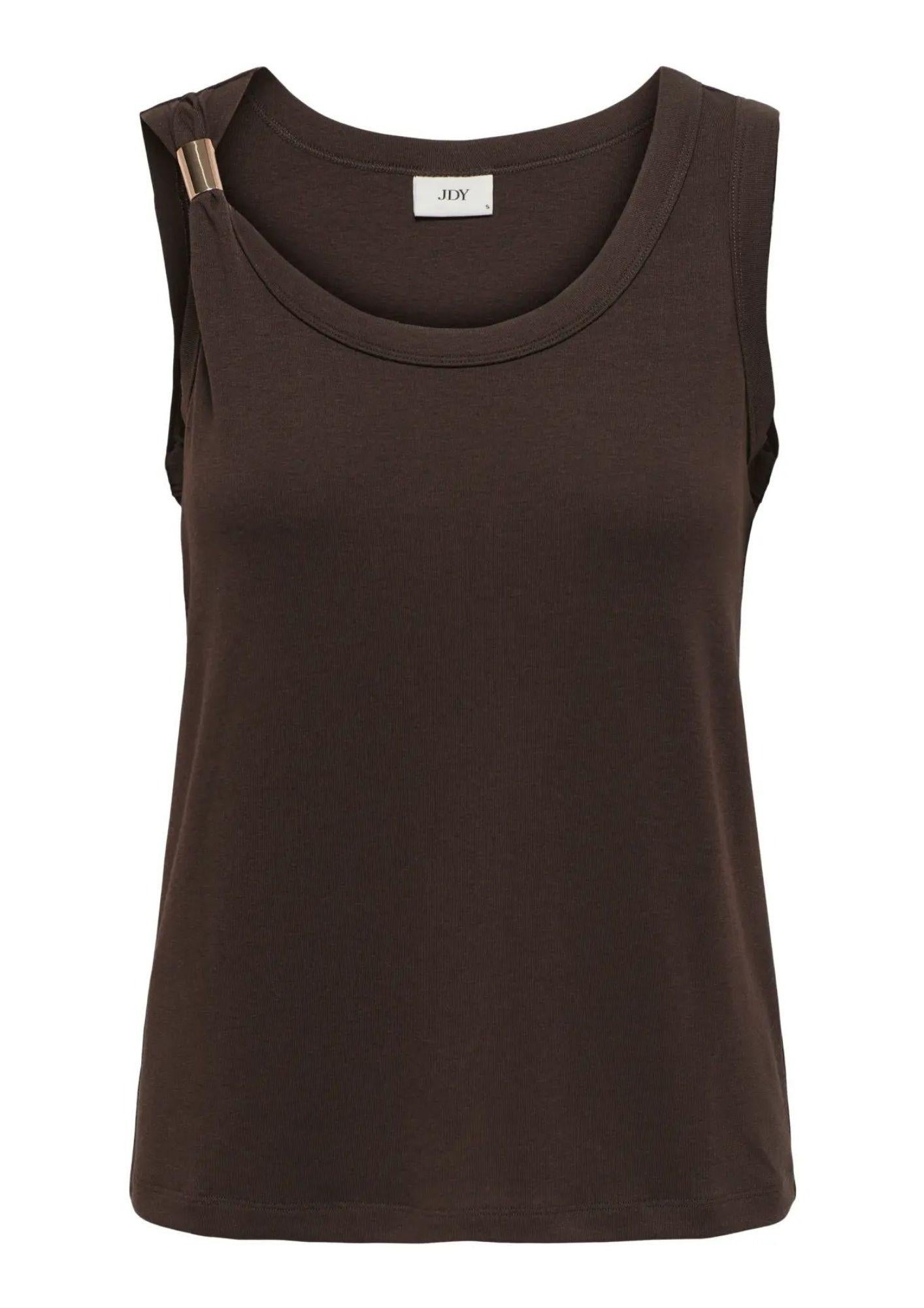 Jacqueline De Yong Top Donna Uffa Marrone 15369973 Chicory Coffee JACQUELINE DE YONG 
