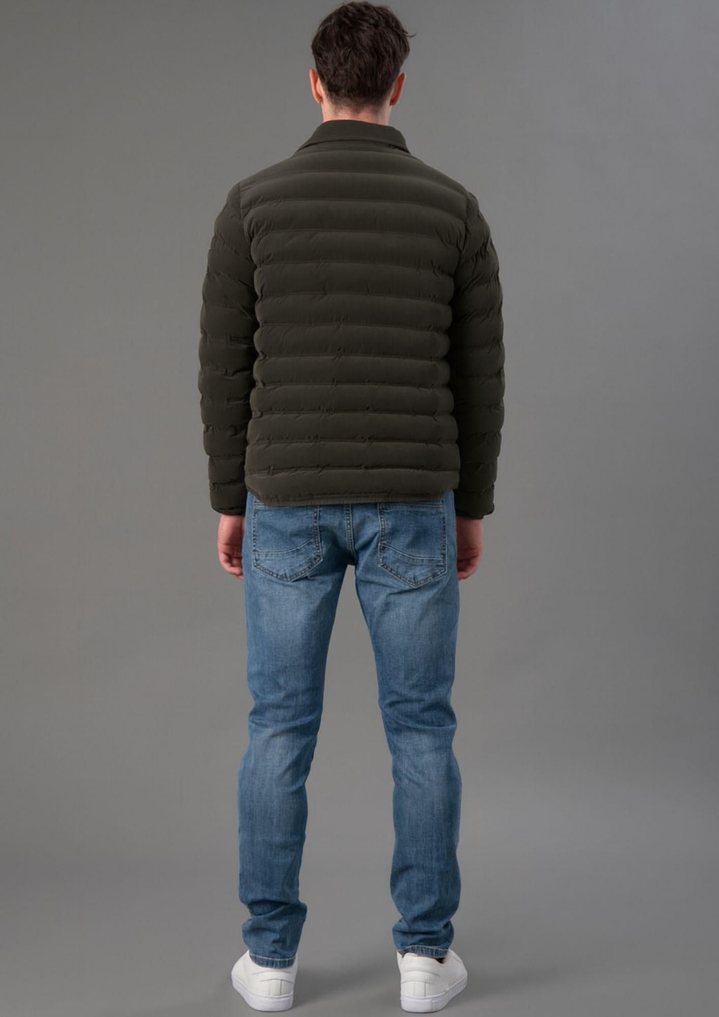 Rihunik Giubbino Uomo Gordon Forest Green RIMA261J F0149 102 RIHUNIK 