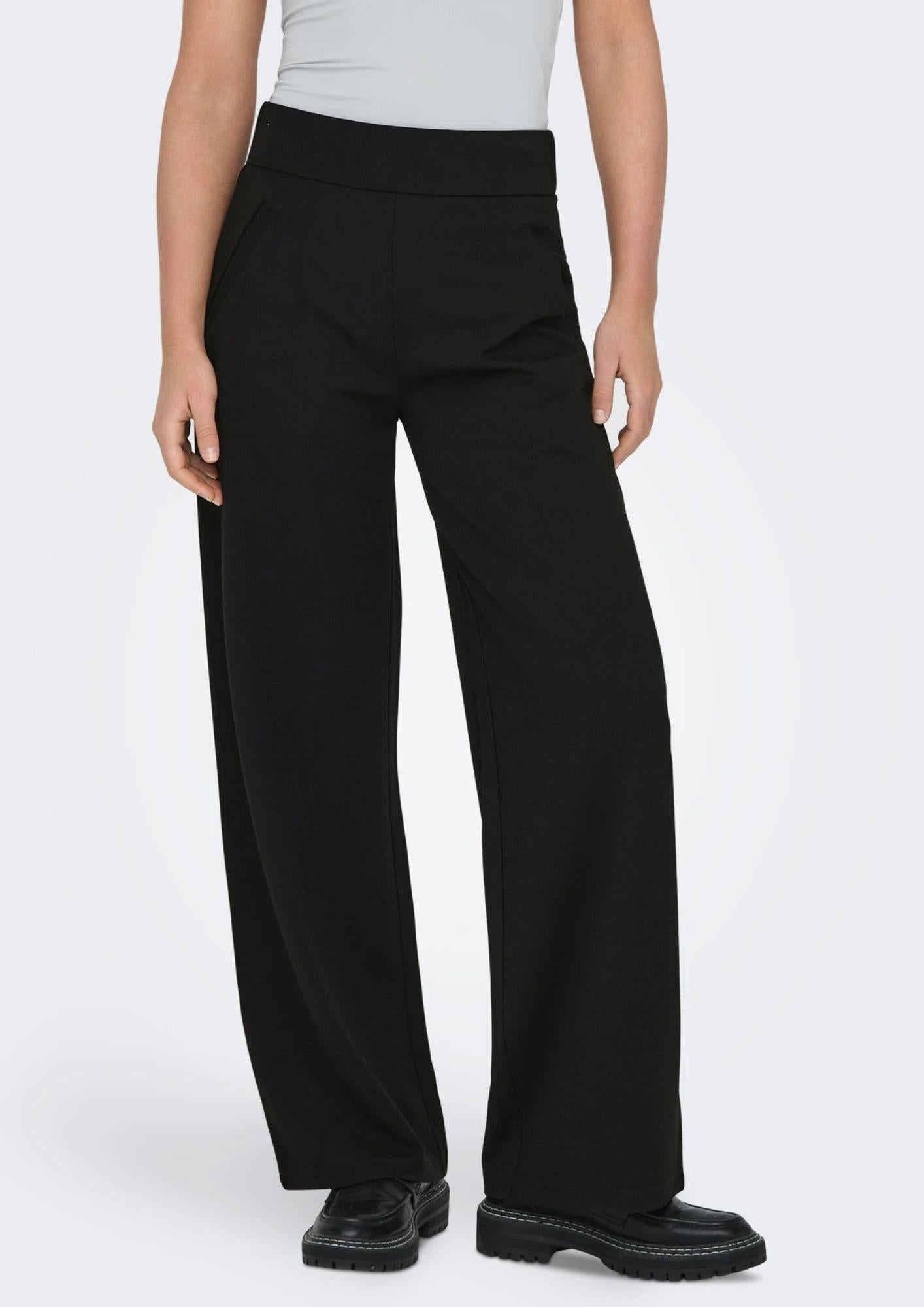 Jacqueline De Yong Pantalone Donna Louisville Nero 15221238 Black JACQUELINE DE YONG 