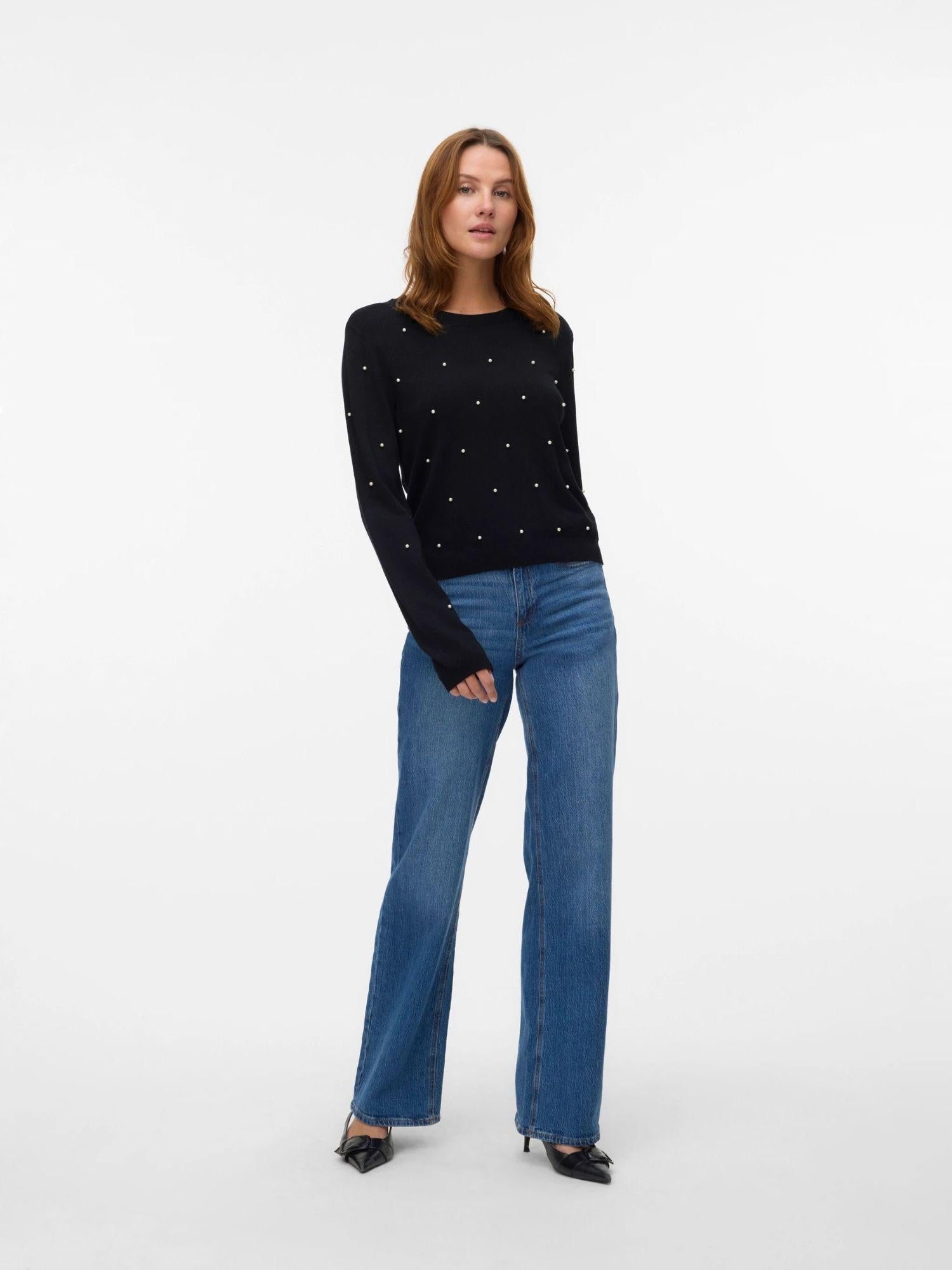 Vero Moda VMGLORY Pullover Donna Nero 10331386 Black VERO MODA 