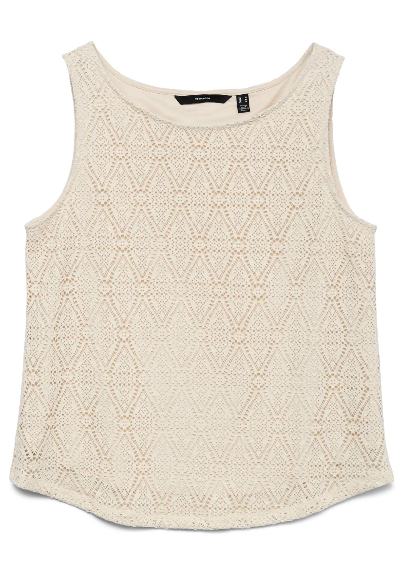 Vero Moda Top Donna Maya Grigio Betulla 10325032 Birch VERO MODA 