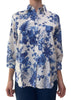 Emme Marella Women's Shirt Boboli Blue Tropical Print