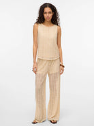 Vero Moda Pantalone Donna Grigio Betulla 10325044 Birch VERO MODA 