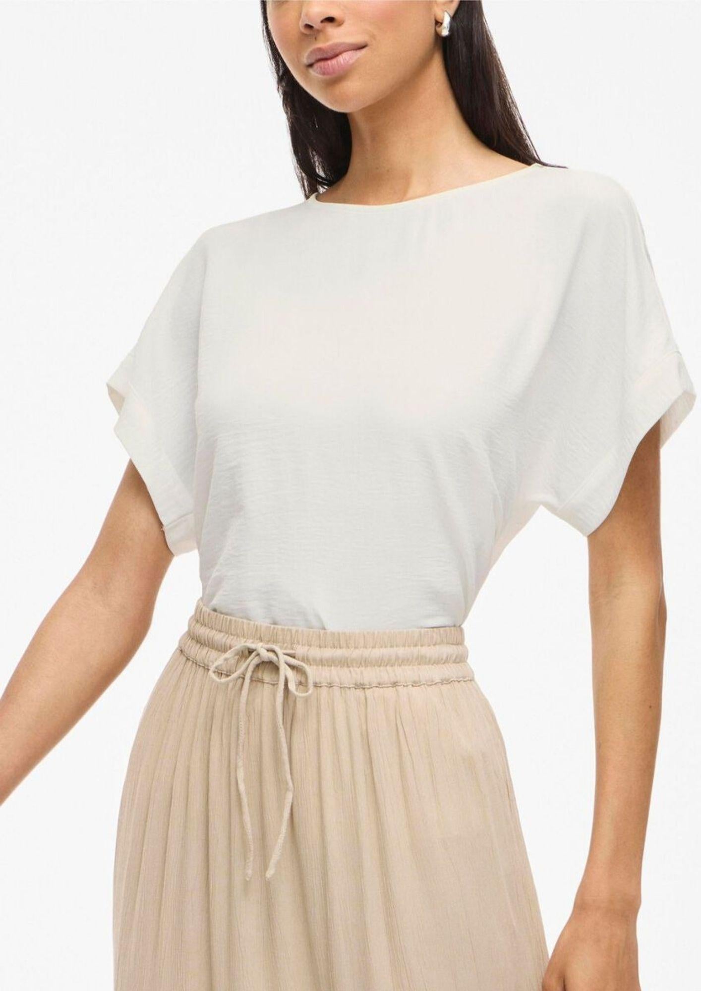 Vila T-Shirt Donna Biaca 14101663 Snow White VILA 
