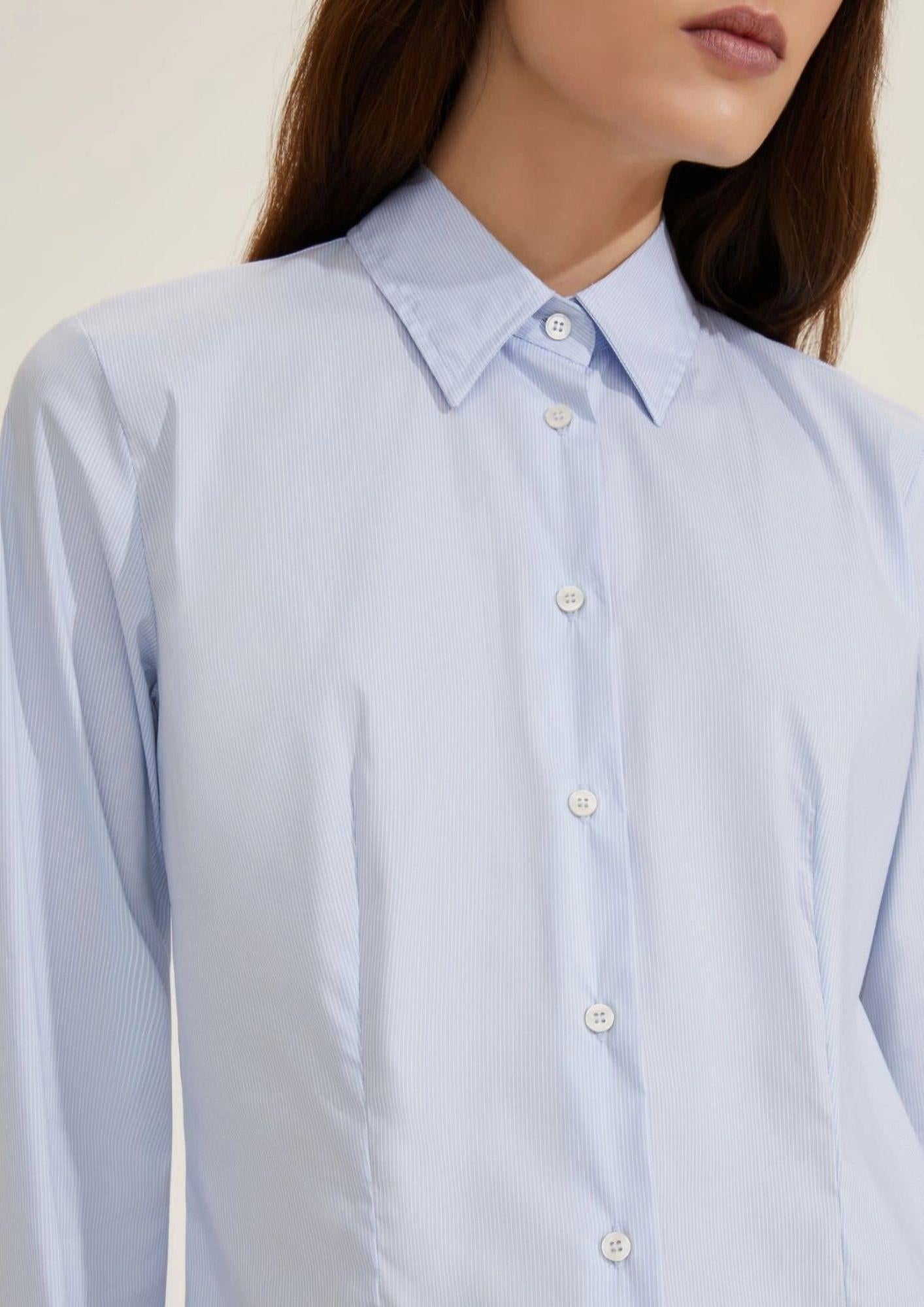 Emme Marella Camicia Donna Racer Azzurra 2515111011200 002 EMME MARELLA 