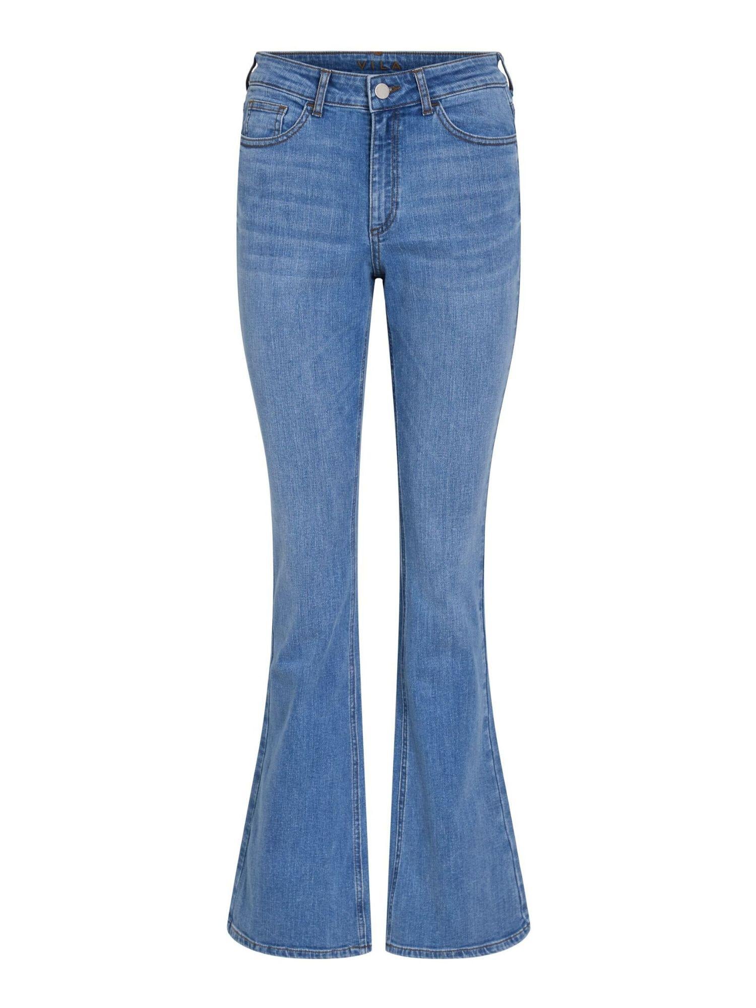 Vila Pantaloni a Zampa Donna Light Blue Vibetty 14105100 Light Blue Denim VILA 