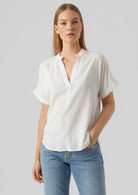Vero Moda Top Donna Beauty Bianco 10279697 Snow White VERO MODA 