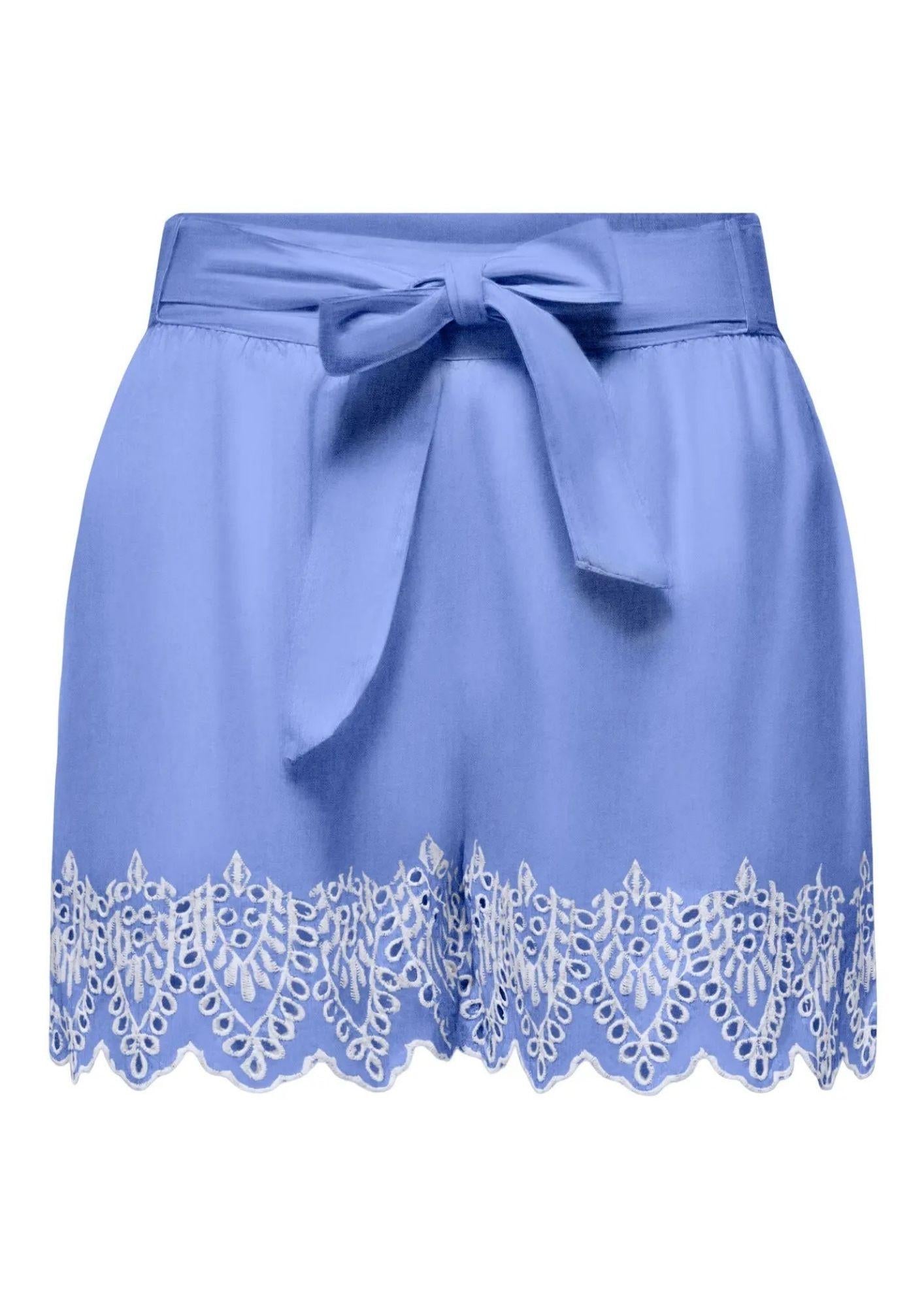 Only Shorts Donna Tulum Azzurro 15368893 Blue Bonnet ONLY 