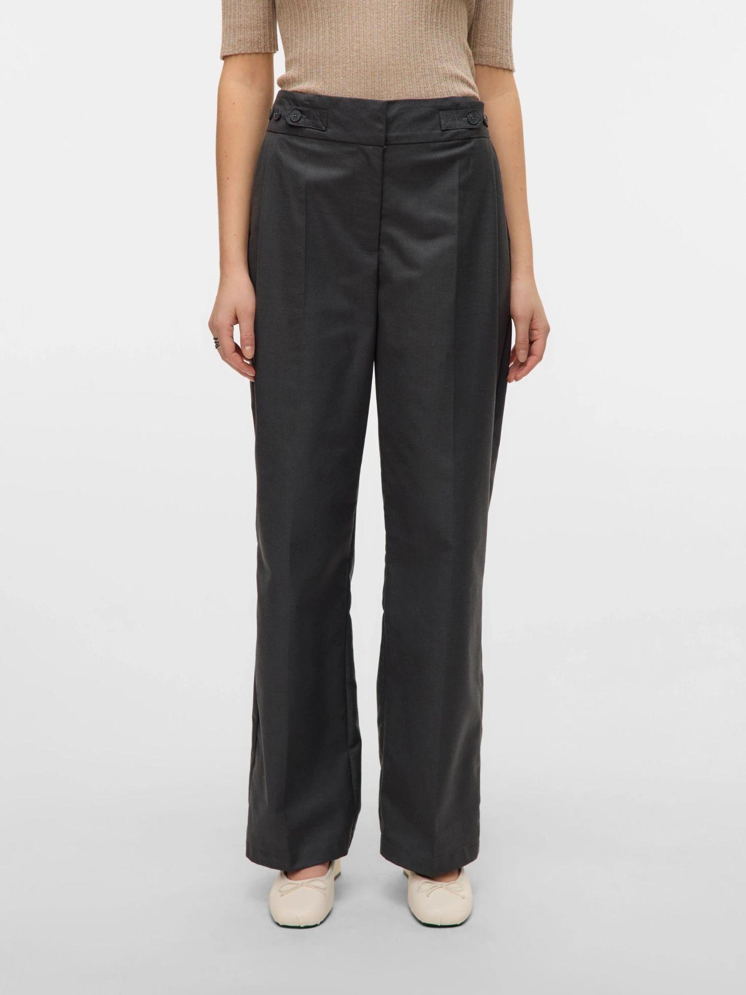 Vero Moda VMNIKKI Pantaloni formali Donna Dark Grey Melange 10332058 Dark Grey Melange VERO MODA 