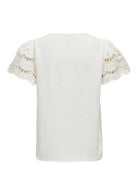 Jacqueline De Yong Top Donna Hannah Bianco 15312609 Cloud Dancer JACQUELINE DE YONG 