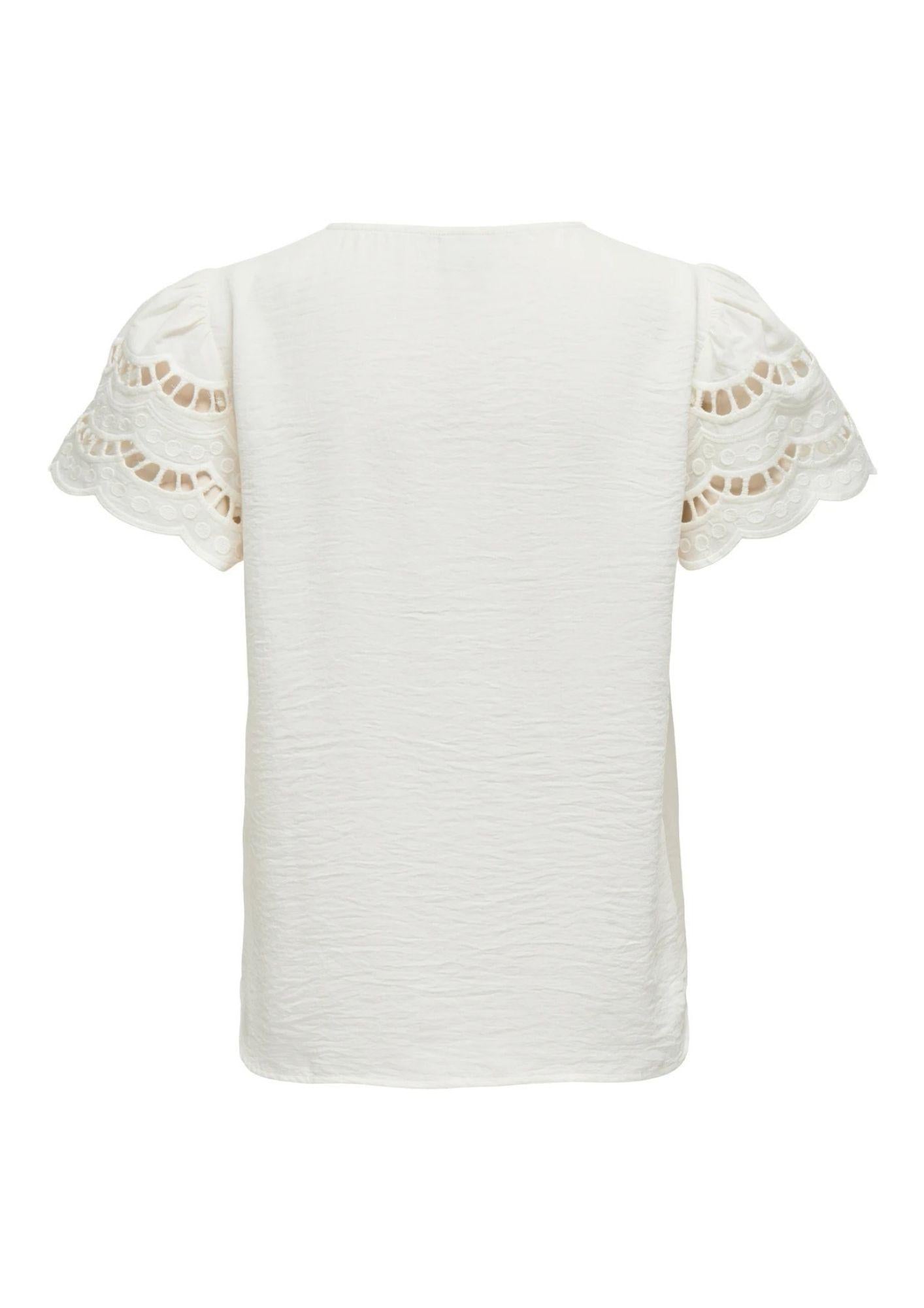 Jacqueline De Yong Top Donna Hannah Bianco 15312609 Cloud Dancer JACQUELINE DE YONG 