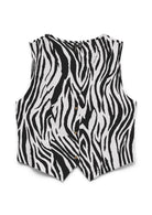 Vero Moda Gilet Donna Mymilo Grigio Chiaro Zebrato 10321606 Silver Lining Sina VERO MODA 