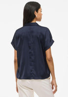 Vila CAmicia Donna Enna Blu Navy 14107405 Navy Blazer VILA 