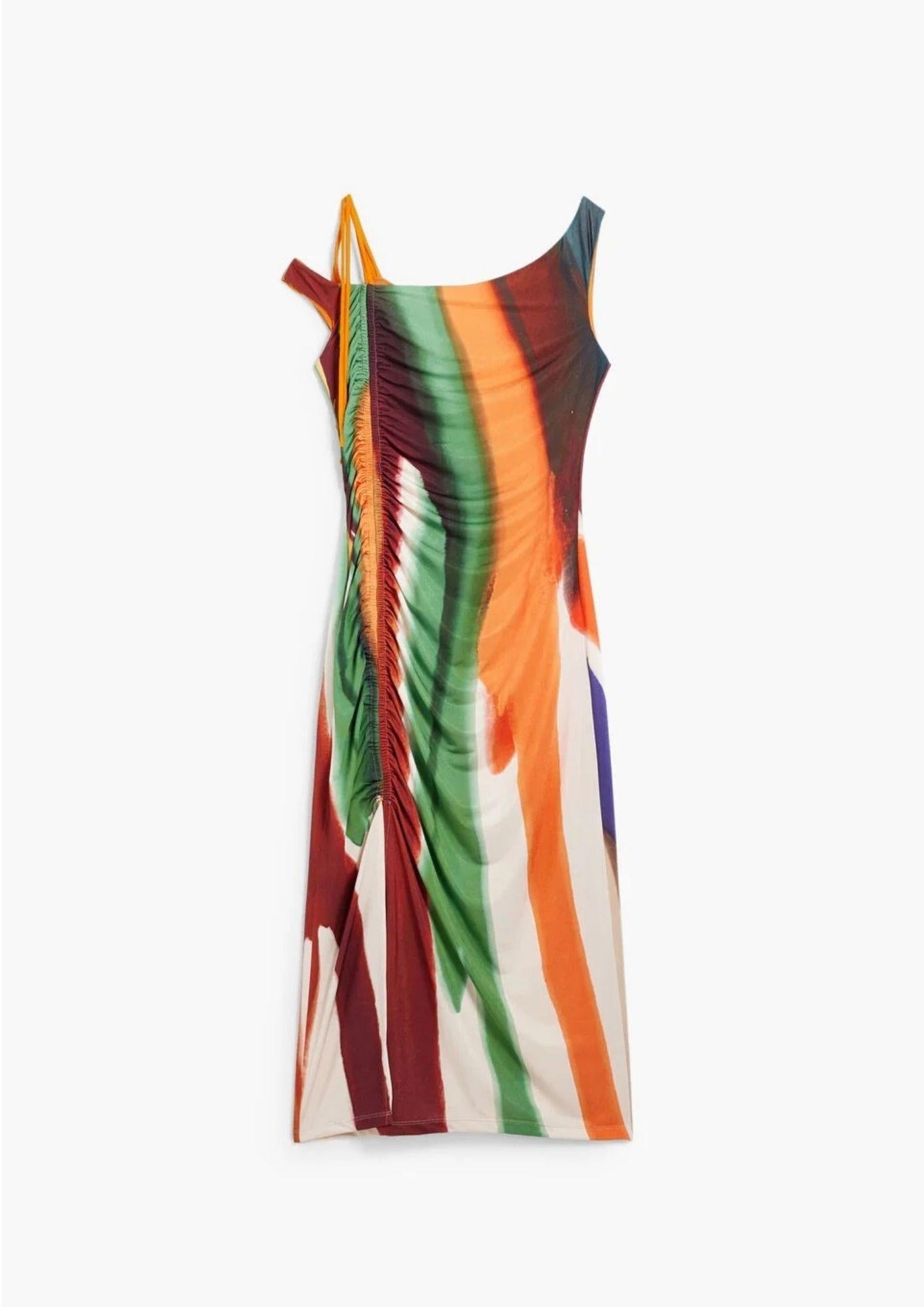 Desigual Vestito Donna Vestpaintlacroix Multicolore 26SWVK17 1001 DESIGUAL 