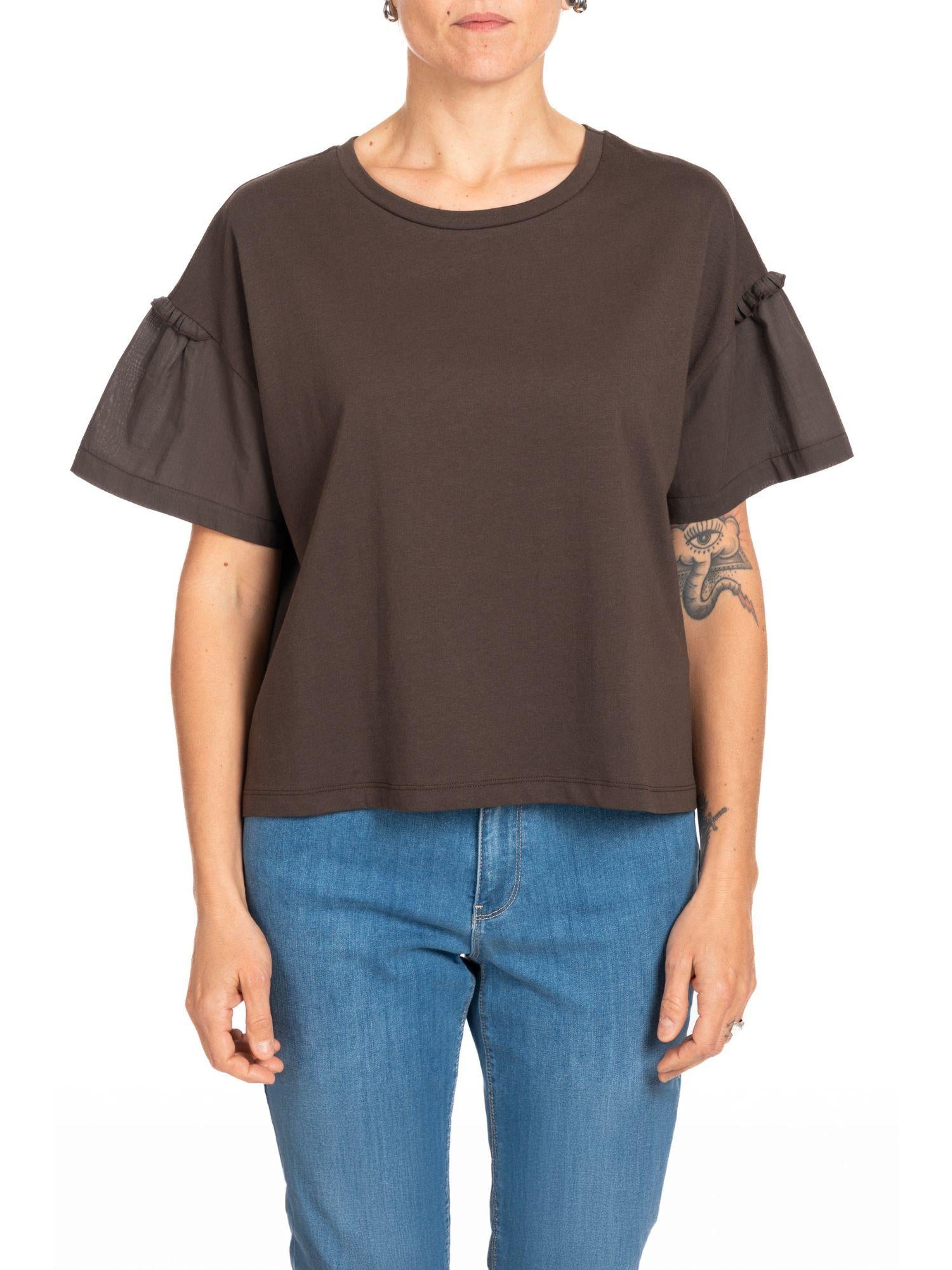 Diana Gallesi Maglia Donna Marrone Cioccolato G070R000681N 32 DIANA GALLESI 
