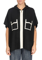 Diana Gallesi Cardigan Donna Nero M467E001826N A2 DIANA GALLESI 