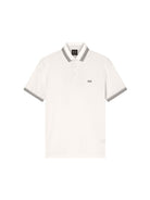 Armani Exchange Polo Uomo Bianco Crema in Piquet di Cotone Traspirante XM002326 AF13026 U1074 ARMANI EXCHANGE 