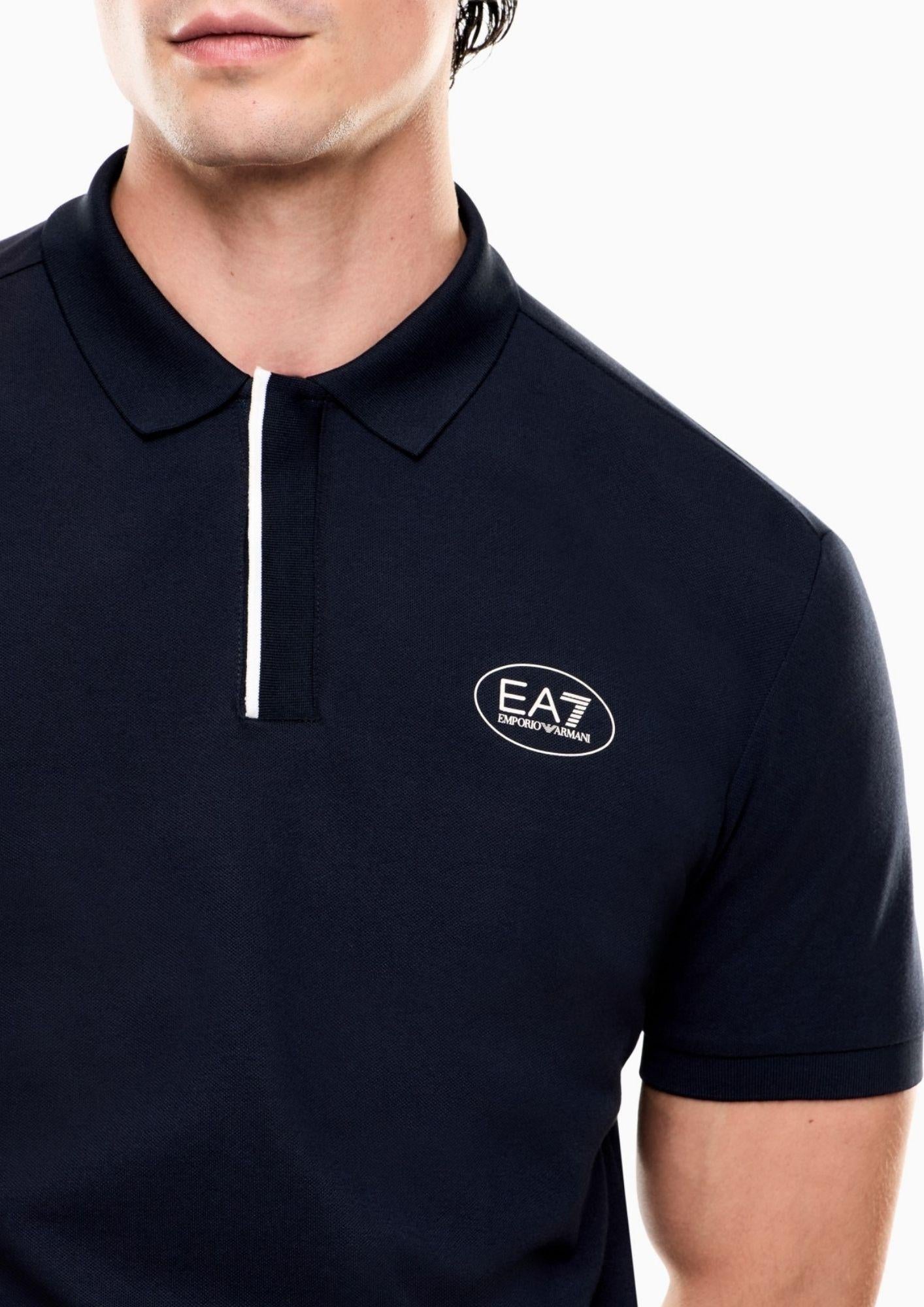 EA7 Emporio Armani Polo Uomo Blu 7M001539 AF13511 UB102 EA7 EMPORIO ARMANI 