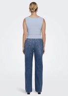 Only Canotta Donna Easy Azzurra 15315571 Soft Chambray ONLY 
