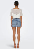 Only Shorts Donna Kelly Blu Denim Chiaro 15221469 Light Blue Denim ONLY 