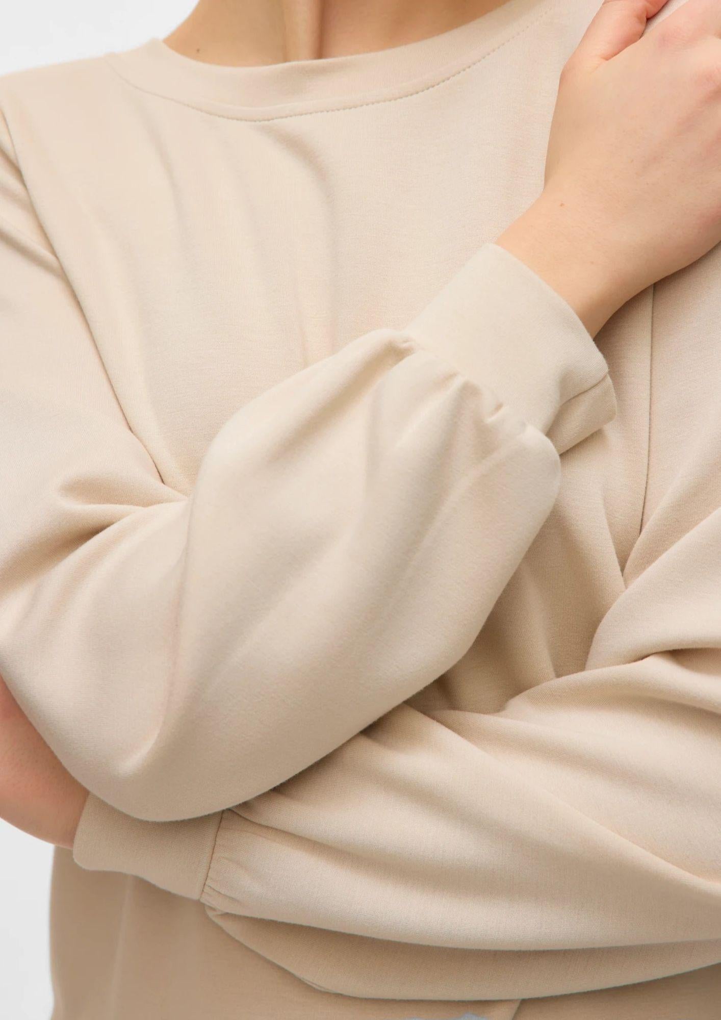 Vero Moda Felpa Donna Hali Beige 10331752 Pumice Stone VERO MODA 