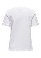 Only T-Shirt Donna Ketty Bianca con Limoni 15288473 Bright White Lemon ONLY 
