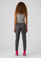 Vero Moda VMMAYA Vita media Pantaloni Donna Grigio Asfalto 10225280 Asphalt VERO MODA 